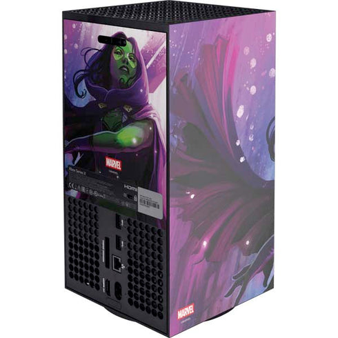 Marvel Gamora Shadow Assassin Xbox Series X Console Skin