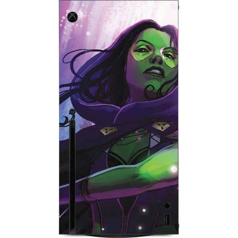 Marvel Gamora Shadow Assassin Xbox Series X Console Skin