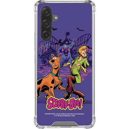 Scooby-Doo Shaggy and Ghost Clown Galaxy A17 Clear Case