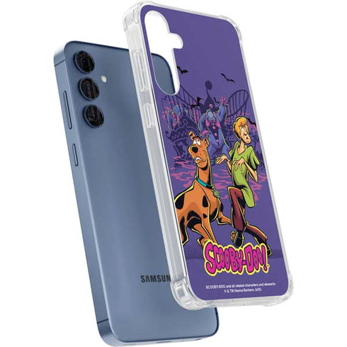 Scooby-Doo Shaggy and Ghost Clown Galaxy A35 5G Clear Case