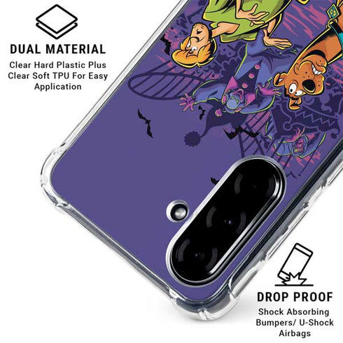 Scooby-Doo Shaggy and Ghost Clown Galaxy A36 5G Clear Case