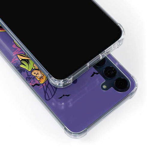 Scooby-Doo Shaggy and Ghost Clown Galaxy A55 5G Clear Case
