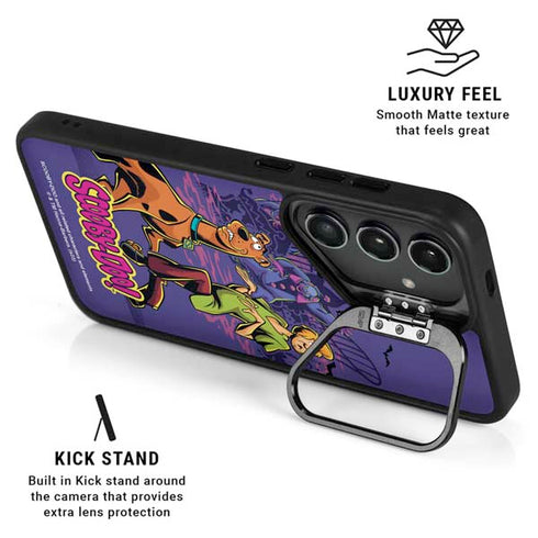Scooby-Doo Shaggy and Ghost Clown Galaxy S25 Kickstand Case