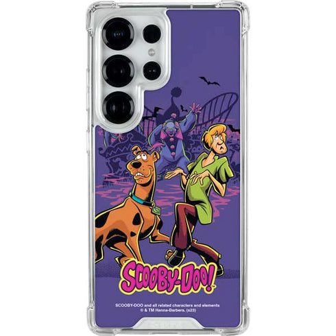 Scooby-Doo Shaggy and Ghost Clown Galaxy S25 Ultra Clear Case