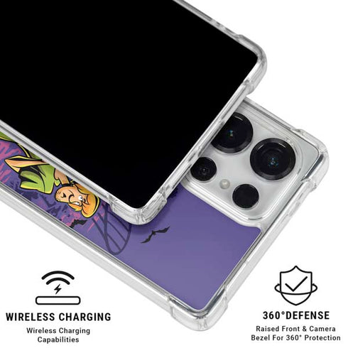 Scooby-Doo Shaggy and Ghost Clown Galaxy S25 Ultra Clear Case