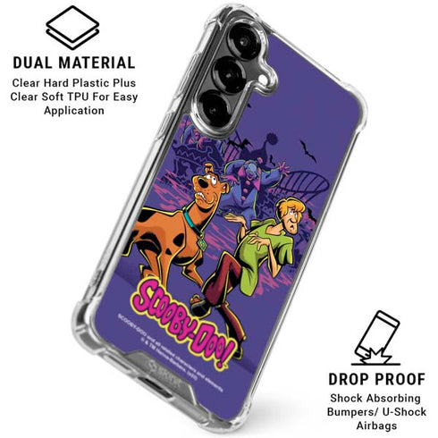Scooby-Doo Shaggy and Ghost Clown Galaxy S26 Clear Case