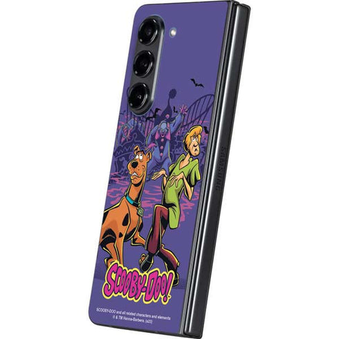Scooby-Doo Shaggy and Ghost Clown Galaxy Z Fold5 5G Skin