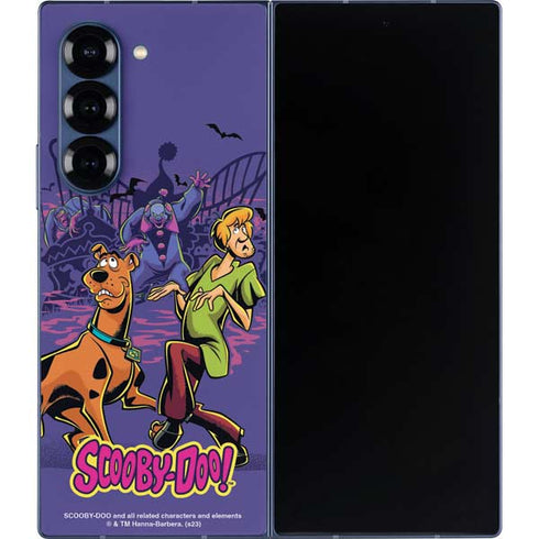 Scooby-Doo Shaggy and Ghost Clown Galaxy Z Fold6 Skin