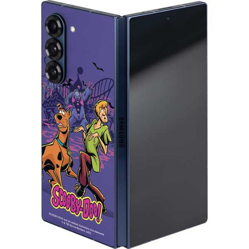 Scooby-Doo Shaggy and Ghost Clown Galaxy Z Fold6 Skin