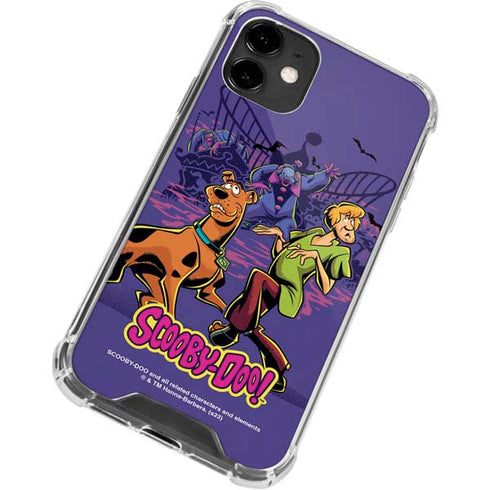 Scooby-Doo Shaggy and Ghost Clown iPhone 12 Clear Case