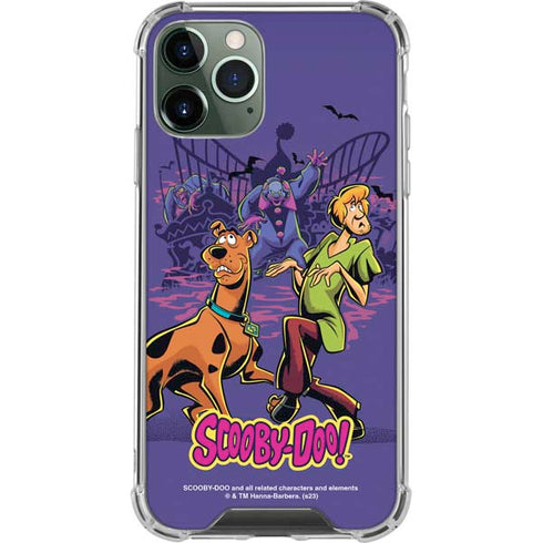 Scooby-Doo Shaggy and Ghost Clown iPhone 12 Pro Clear Case