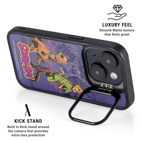 Scooby-Doo Shaggy and Ghost Clown iPhone 14 Kickstand Case