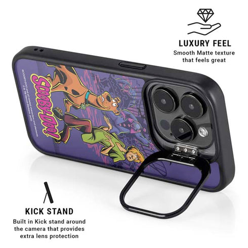 Scooby-Doo Shaggy and Ghost Clown iPhone 14 Pro Max Kickstand Case
