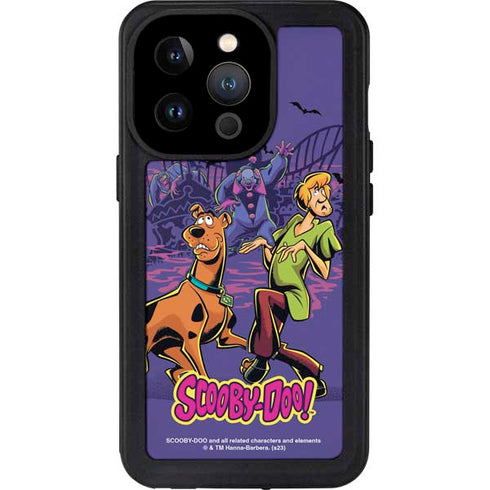 Scooby-Doo Shaggy and Ghost Clown iPhone 15 Pro Waterproof Case
