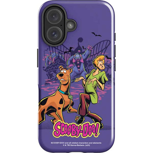 Scooby-Doo Shaggy and Ghost Clown iPhone 16 Plus Impact Case