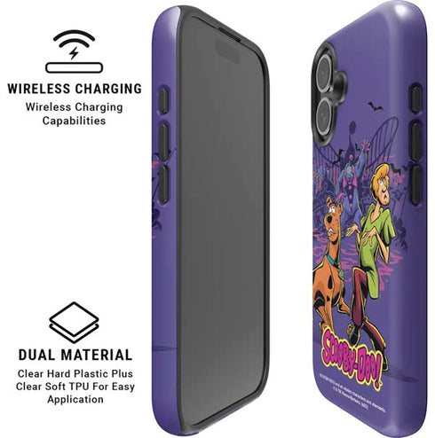 Scooby-Doo Shaggy and Ghost Clown iPhone 16 Plus Magsafe Impact Case