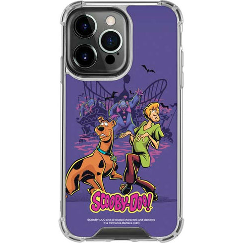 Scooby-Doo Shaggy and Ghost Clown iPhone 16 Pro Clear Case
