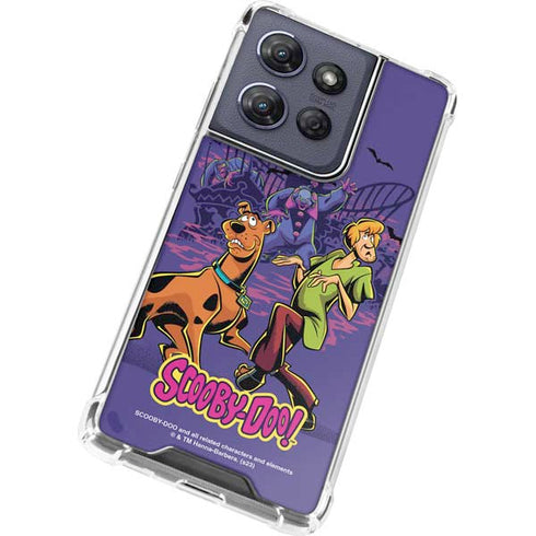 Scooby-Doo Shaggy and Ghost Clown Moto G 5G (2025) Clear Case