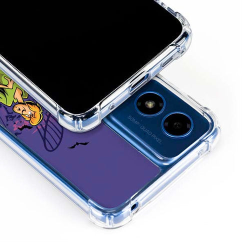 Scooby-Doo Shaggy and Ghost Clown Moto G 5G (2024) Clear Case