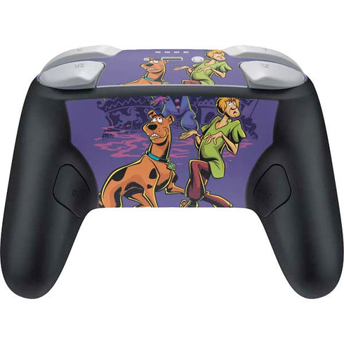 Scooby-Doo Shaggy and Ghost Clown Nintendo Switch 2 (2025) Pro Controller Skin