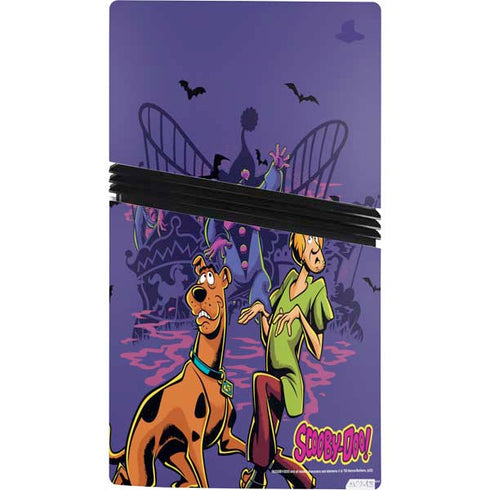 Scooby-Doo Shaggy and Ghost Clown PS5 Pro Console Skin