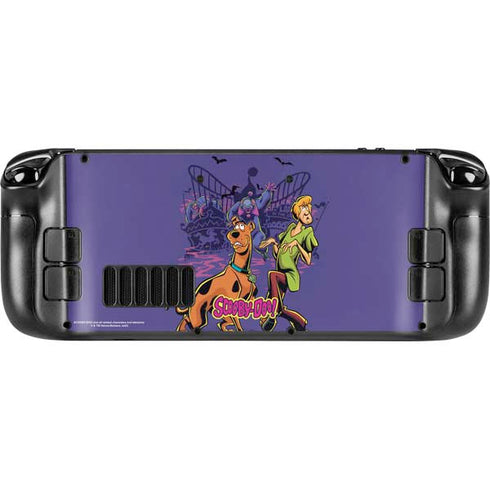 Scooby-Doo Shaggy and Ghost Clown Steam Deck Handheld Gaming Computer OLED Skin