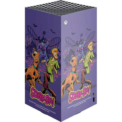 Scooby-Doo Shaggy and Ghost Clown XBox Series X Digital Edition Console Skin