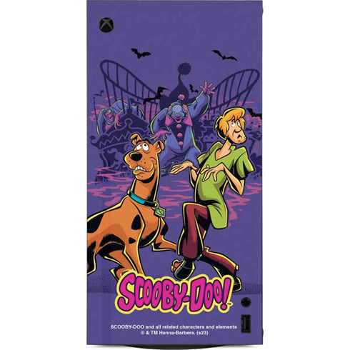 Scooby-Doo Shaggy and Ghost Clown XBox Series X Digital Edition Console Skin
