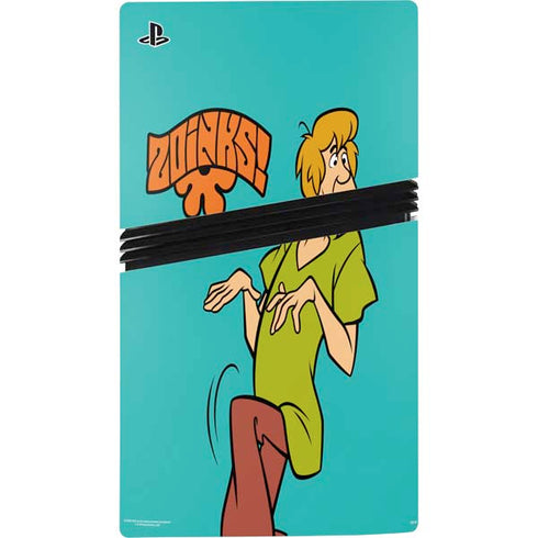 Scooby Doo Shaggy PS5 Pro Disk Console Skin