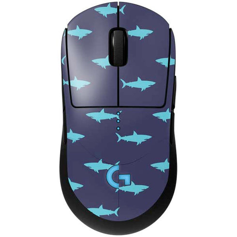Shark Print G Pro Wireless Gaming Mouse Skin
