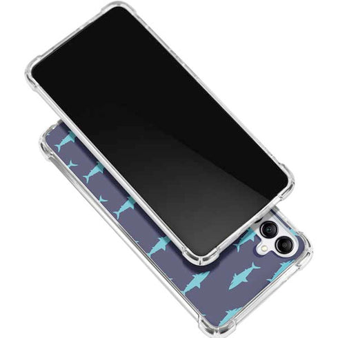 Shark Print Galaxy A16 5G Clear Case