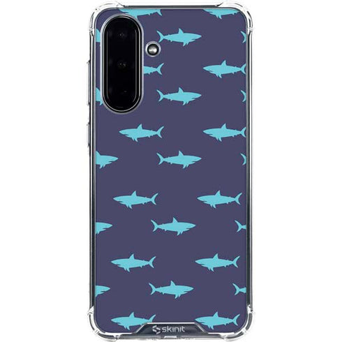 Shark Print Galaxy A36 5G Clear Case