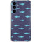 Shark Print Galaxy A55 5G Clear Case