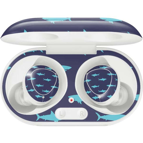 Shark Print Galaxy Buds Plus Skin