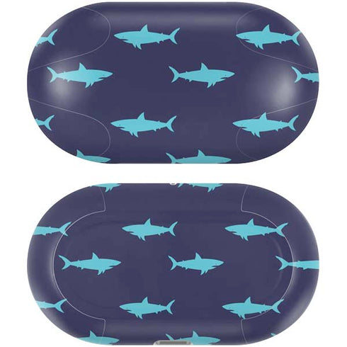 Shark Print Galaxy Buds Plus Skin