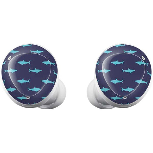 Shark Print Galaxy Buds Plus Skin