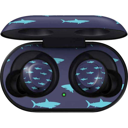 Shark Print Galaxy Buds Skin
