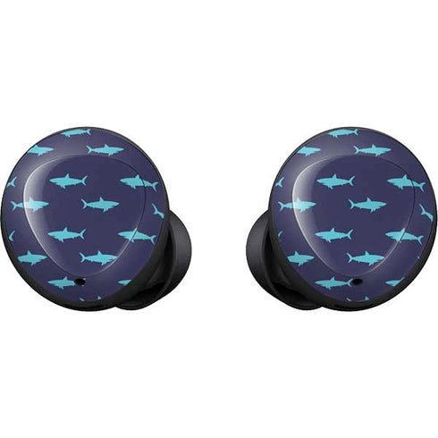 Shark Print Galaxy Buds Skin