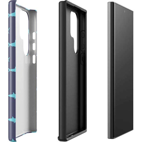 Shark Print Galaxy S23 Ultra Pro Case