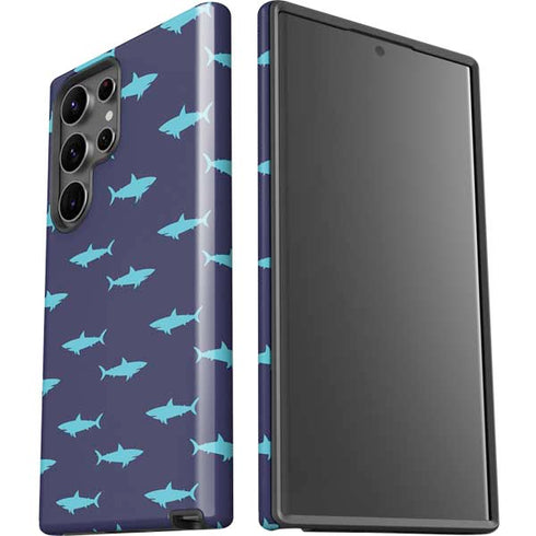 Shark Print Galaxy S23 Ultra Pro Case