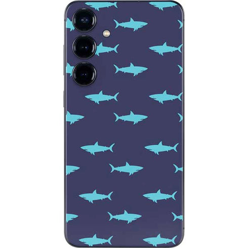 Shark Print Galaxy S25 Plus Skin