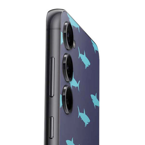 Shark Print Galaxy S25 Plus Skin