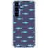 Shark Print Galaxy S25 Clear Case