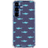 Shark Print Galaxy S25 Plus Clear Case