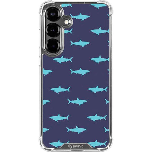 Shark Print Galaxy S26 Clear Case