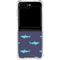 Shark Print Galaxy Z Flip6 Clear Case