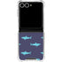 Shark Print Galaxy Z Flip7 Clear Case