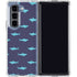 Shark Print Galaxy Z Fold5 5G Clear Case