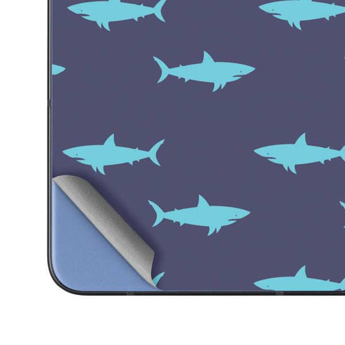 Shark Print Galaxy Z Fold5 5G Skin