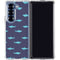 Shark Print Galaxy Z Fold7 Clear Case